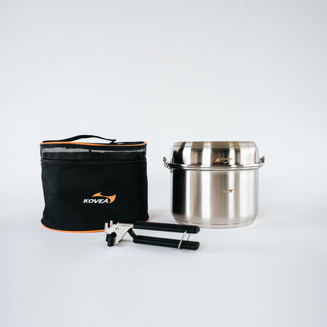 Triple Stainless Cookware L - BaseCamp Provisions