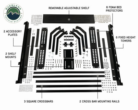 Discovery Rack -Mid Size Truck Short Bed Application - BaseCamp Provisions