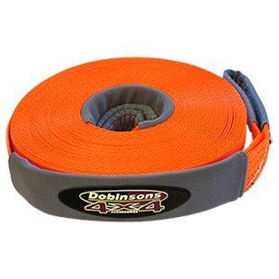 DOBINSONS ORANGE 65' LONG WINCH EXTENSION STRAP - 4500KG - WS80-3834 - BaseCamp Provisions