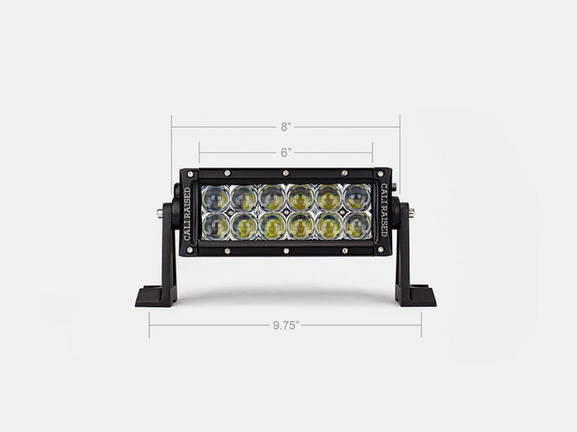 8" Dual Row 5D Optic OSRAM LED Bar - BaseCamp Provisions