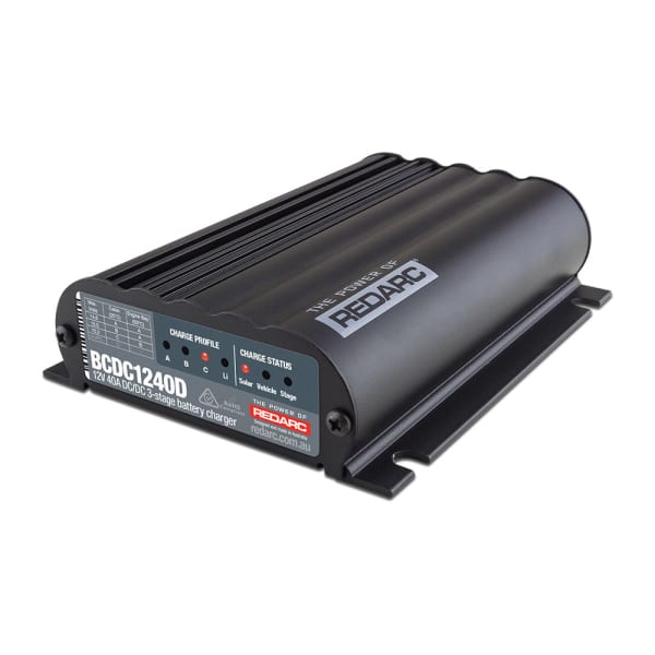 REDARC BCDC1240D Dual Input 40A In-Vehicle DC-DC Battery Charger - BaseCamp Provisions