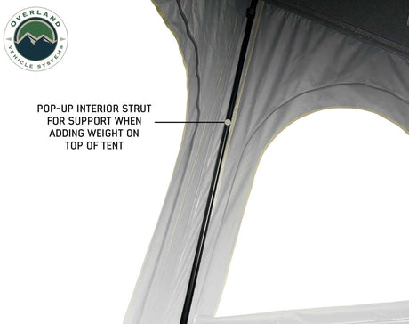 Overland Vehicle Systems 18099901 Mamba 3 Roof Top Tent - BaseCamp Provisions