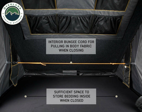 Overland Vehicle Systems 18099901 Mamba 3 Roof Top Tent - BaseCamp Provisions