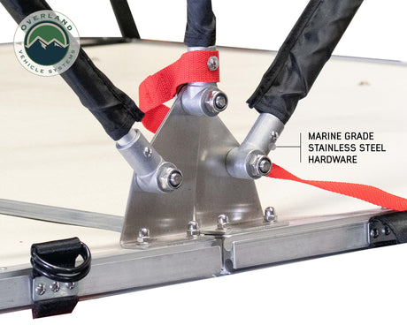 18039926 OVS Nomadic 3 Extended Roof Top Tent in Artic White - BaseCamp Provisions