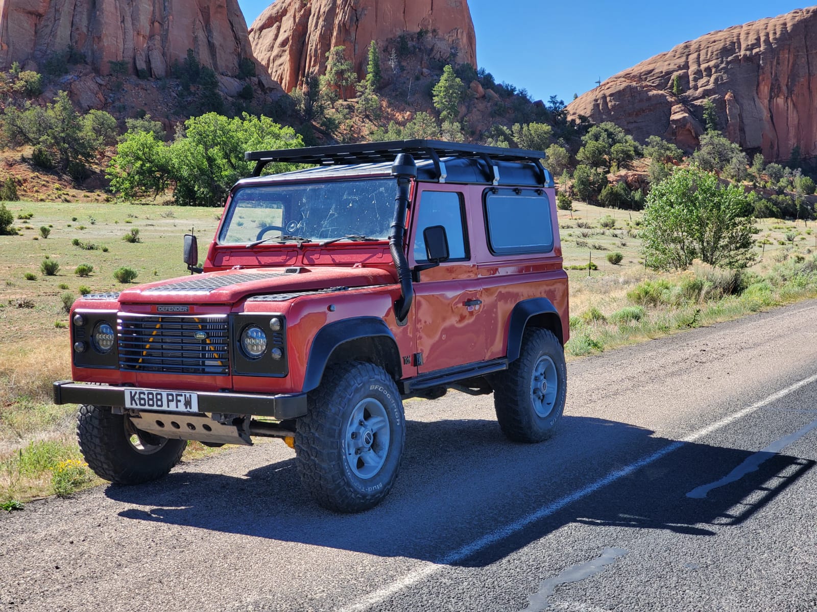 Land rover discount defender roof bars