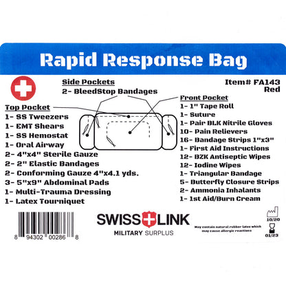 FIRST AID RAPID RESPONSE KIT - BaseCamp Provisions