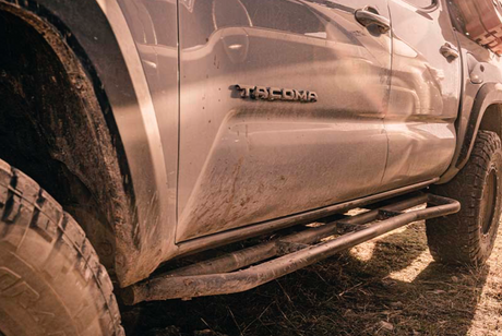 2005-2022 TOYOTA TACOMA STEP EDITION ROCK SLIDERS - BaseCamp Provisions