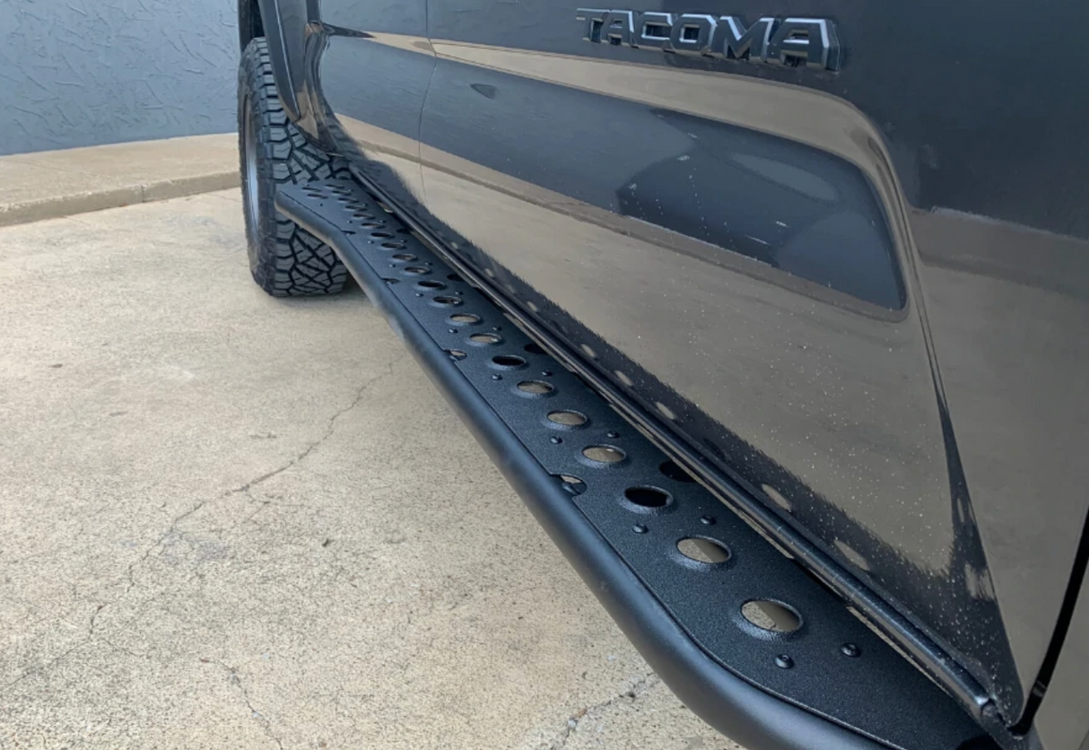 2005-2022 TOYOTA TACOMA STEP EDITION ROCK SLIDERS - BaseCamp Provisions