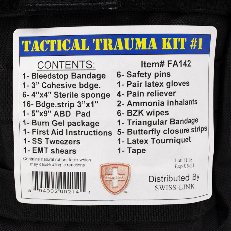 TACTICAL TRAUMA KIT - BaseCamp Provisions
