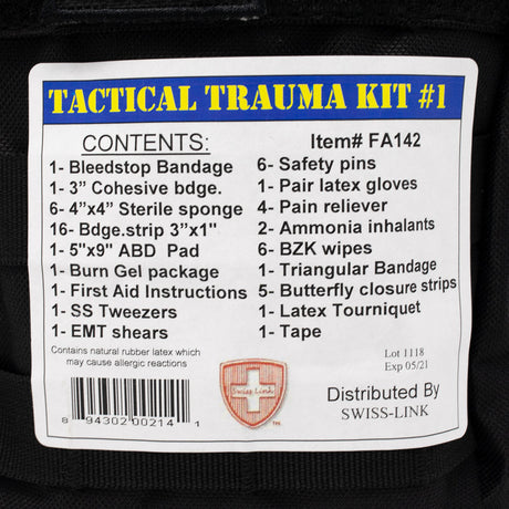 TACTICAL TRAUMA KIT - BaseCamp Provisions