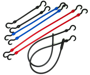 8PC EASY STRETCH CORD MULTI-PACK - BaseCamp Provisions