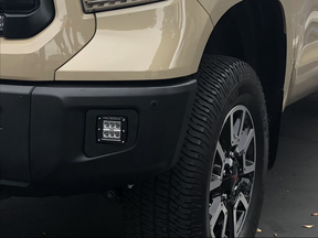 2014-2021 TOYOTA TUNDRA LOW PROFILE DITCH LIGHT BRACKETS KIT - BaseCamp Provisions