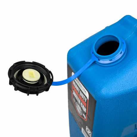 5.8 GALLON BPA FREE FOOD-GRADE WATER CAN (22 LITERS) BLUE - BaseCamp Provisions