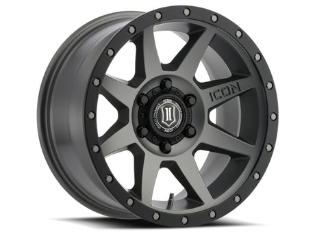 ICON Rebound 17x8.5 6x5.5 0mm Offset 4.75in BS 106.1mm Bore - BaseCamp Provisions