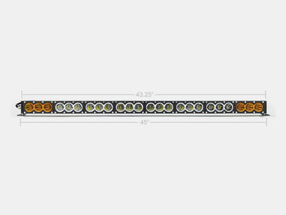 43" Amber/White Dual Function LED Bar