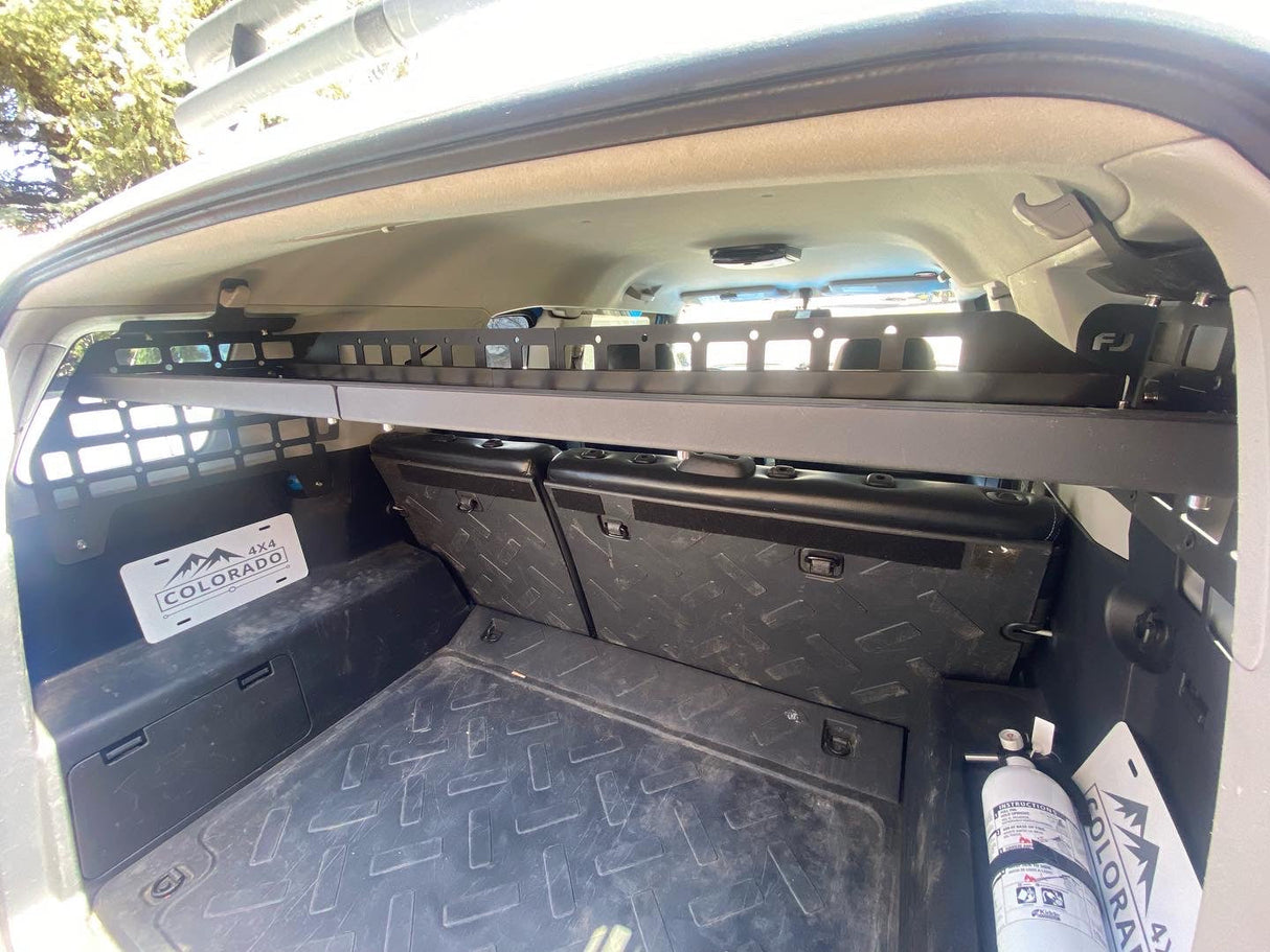 FJ Cruiser MOLLE Shelving System - BaseCamp Provisions