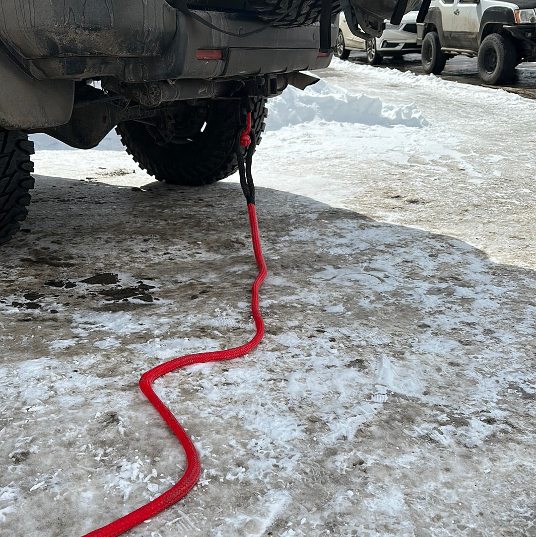 Recovery Rope Setup 30ft Kinetic Recovery Rope – BaseCamp Provisions