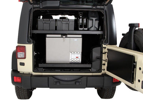 JEEP WRANGLER JKU 4-DOOR CARGO STORAGE INTERIOR RACK - BY FRONT RUNNER - BaseCamp Provisions
