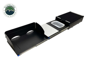 Camp Cargo Box Kitchen With Slide Out Sink, Cooking Shelf and Work Station - BaseCamp Provisions