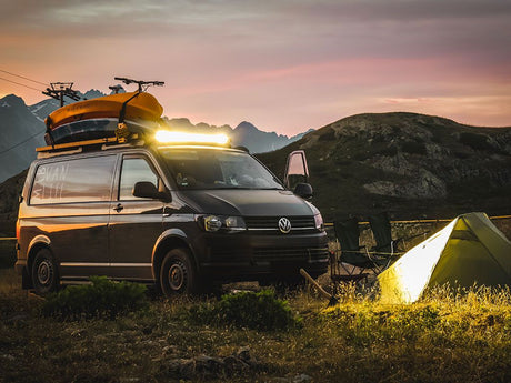 VOLKSWAGEN T5 TRANSPORTER SWB (2003-2015) SLIMLINE II ROOF RACK KIT - BY FRONT RUNNER - BaseCamp Provisions