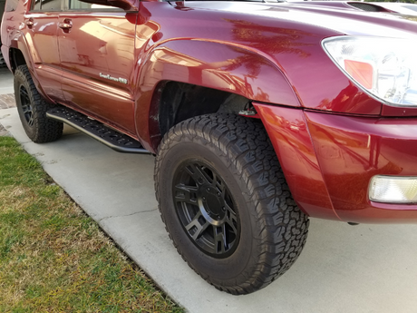 2003-2009 TOYOTA 4RUNNER STEP EDITION BOLT ON ROCK SLIDERS - BaseCamp Provisions