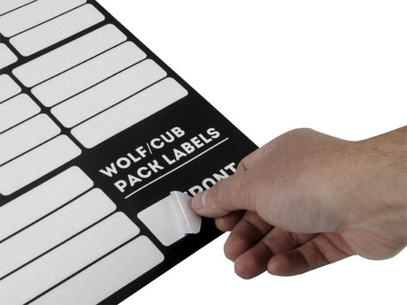 WOLF/CUB PACK CAMPSITE ORGANIZING LABELS - BY FRONT RUNNER - BaseCamp Provisions