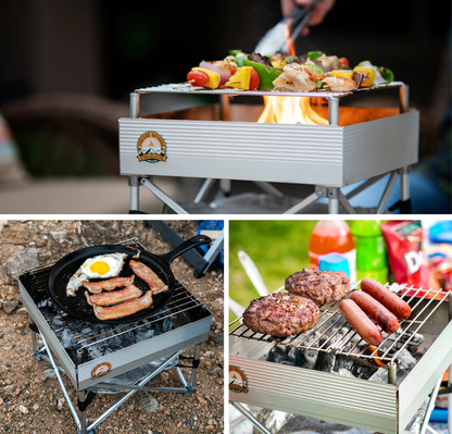 TRAILBLAZER PERSONAL FIRE PIT & GRILL - BaseCamp Provisions